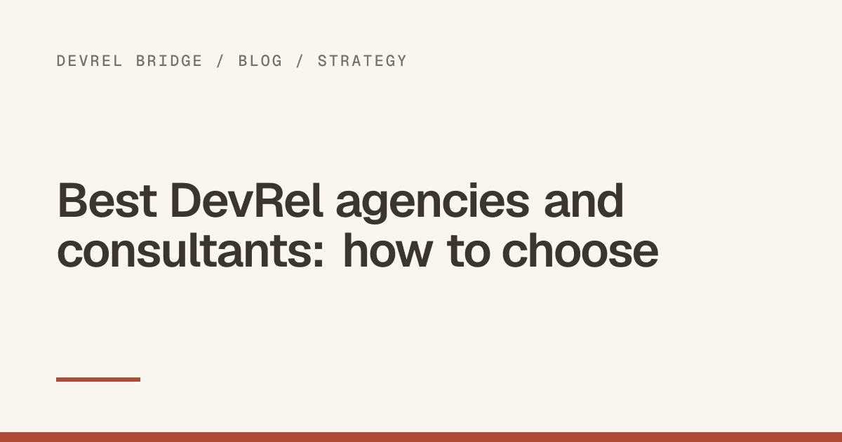 A founder comparing DevRel agency and consultant options on a whiteboard